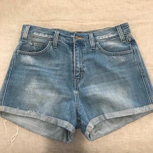 Levi’s high waisted women’s shorts